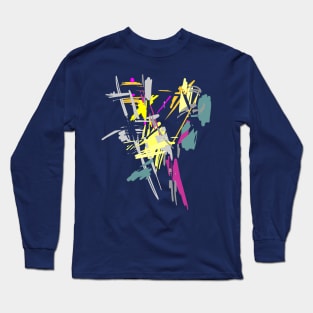 Abstract Pastels - Color Design Long Sleeve T-Shirt